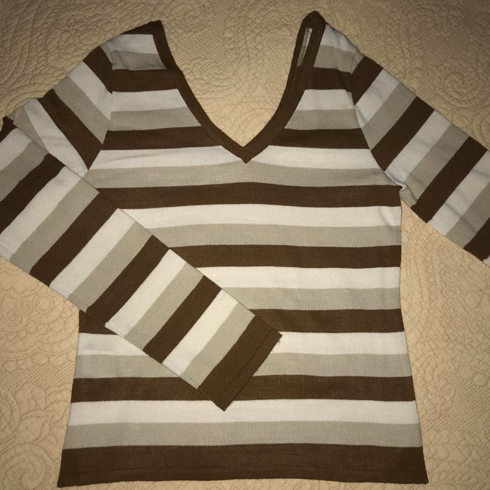 Zara striped sweater Sz M NWOT